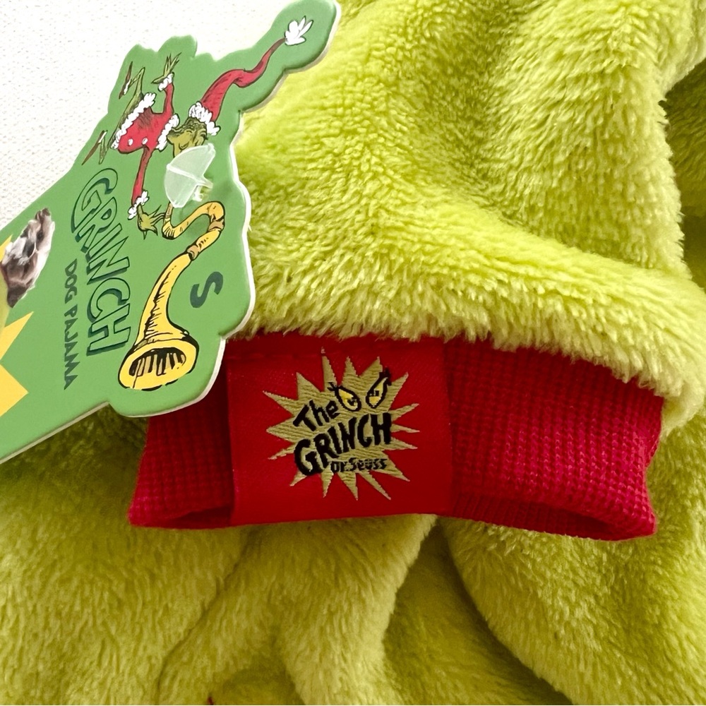 Dr. Seuss' The Grinch Holiday Pet Pajamas for Cats & Dogs Green Size Small NWT - Picture 3 of 7